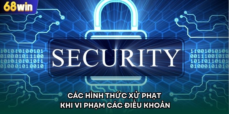 Các hình thức xử phạt khi vi phạm các điều khoản