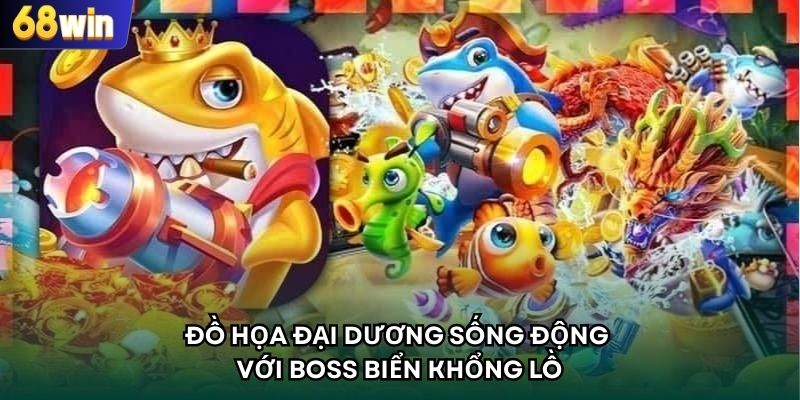 Đồ họa đại dương sống động với boss biển khổng lồ