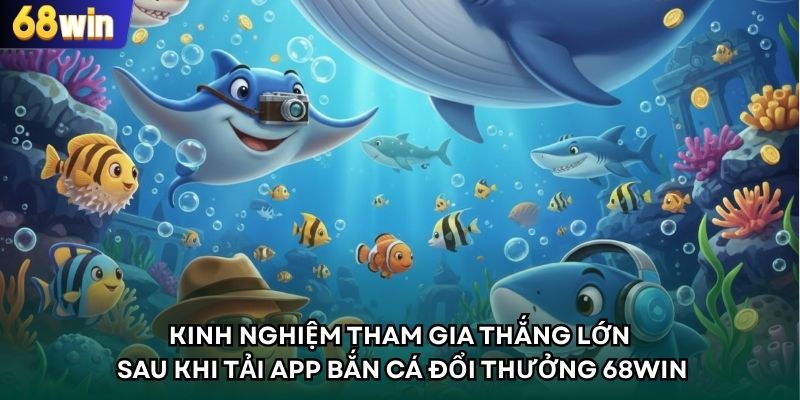 Kinh nghiệm tham gia thắng lớn sau khi tải app bắn cá đổi thưởng 68WIN